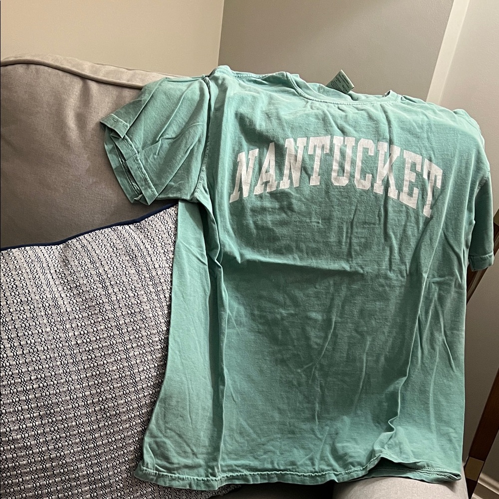 Comfort Colors Nantucket Green Women's Tee